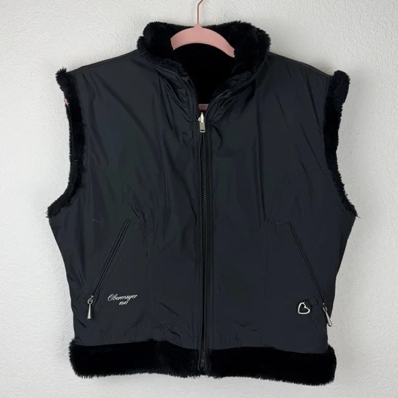 Obermeyer Niki Cropped Lined Vest Black Medium - Picture 10 of 11